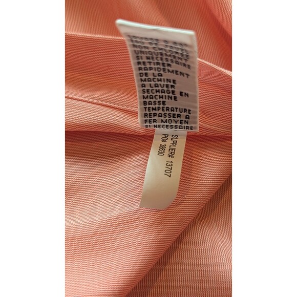 NEW Polo Ralph Lauren Estate Custom Fit LS Shirt Size 16 32/33 Orange Coral NWT - Picture 9 of 11